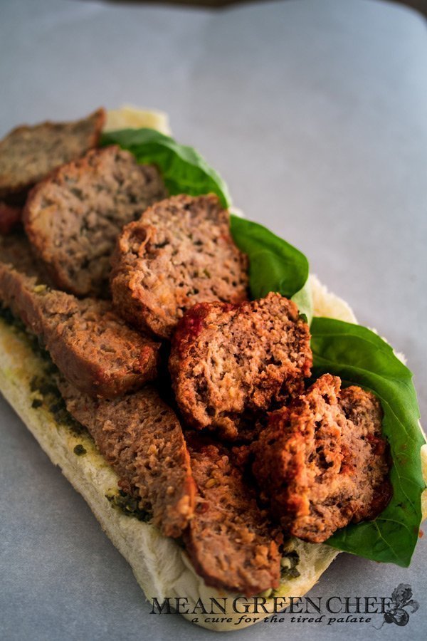 Meatball And Italian Sausage Subs With Pesto Recipe Mean Green Chef