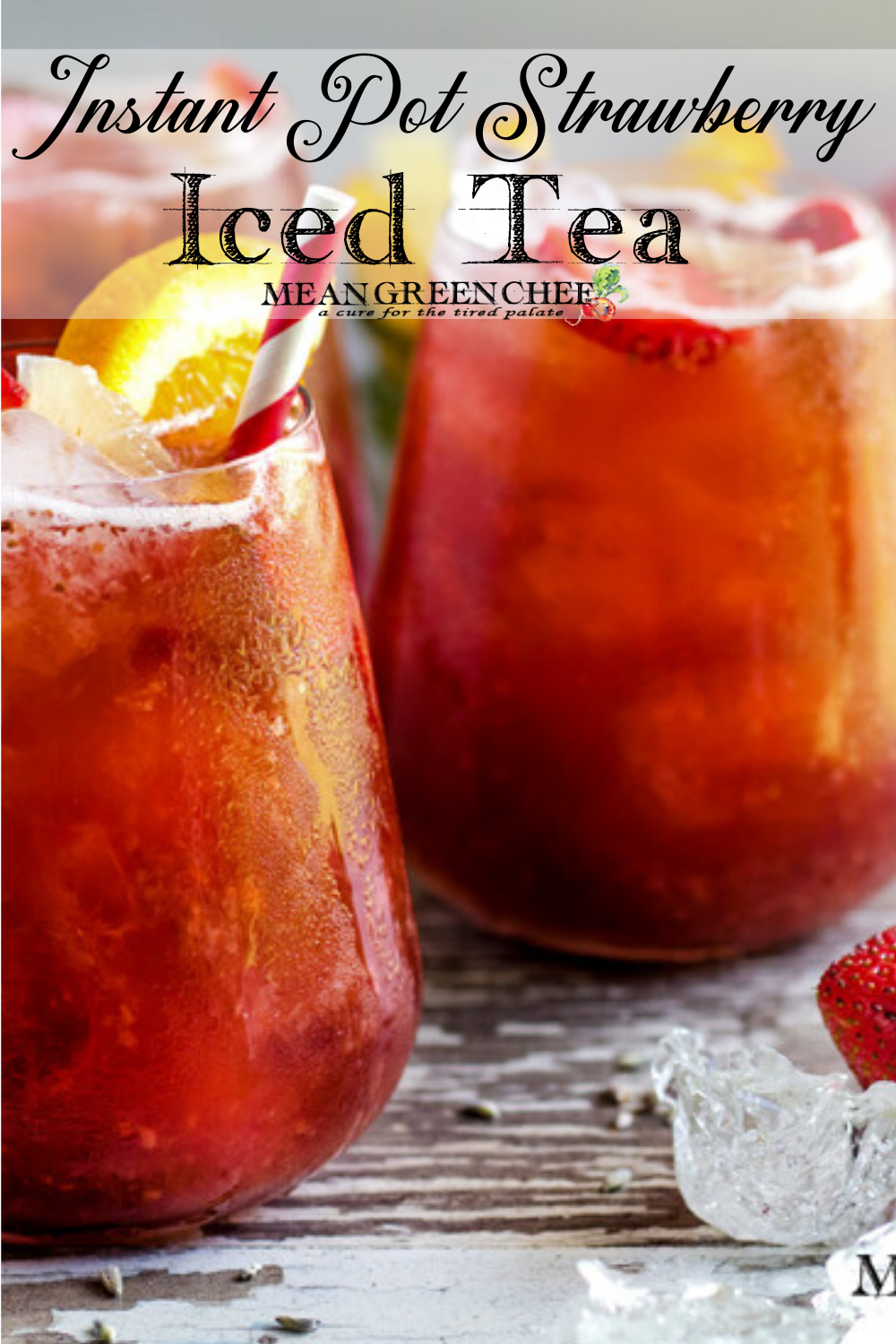 Instant Pot Strawberry Iced Tea Recipe How To Mean Green Chef