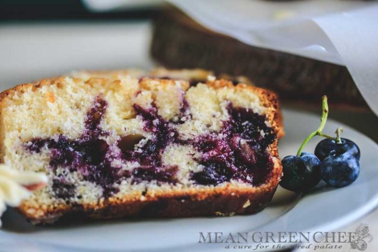 Blueberry Lemon Quick Bread Recipe | Mean Green Chef