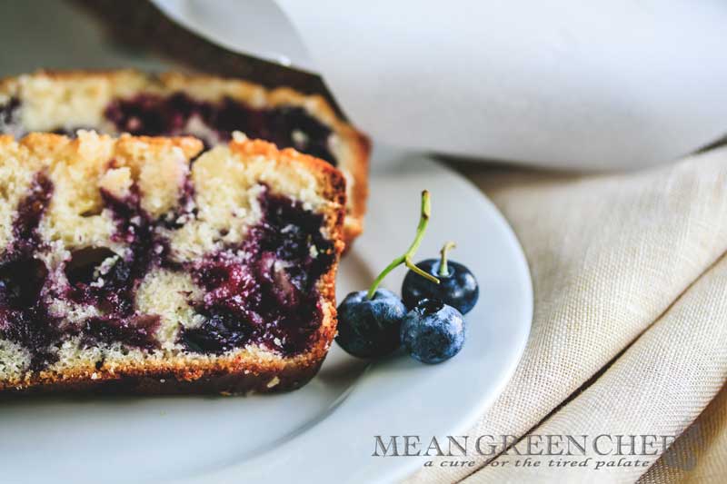 Blueberry Lemon Quick Bread Recipe | Mean Green Chef