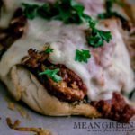 Meatball and Italian Sausage Subs with Pesto Recipe | Mean Green Chef