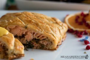 Wild Alaskan Salmon en Croute Recipe | Mean Green Chef