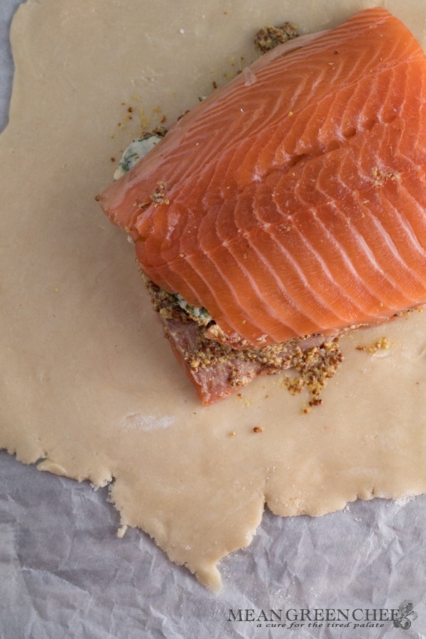 Wild Alaskan Salmon en Croute Recipe | Mean Green Chef