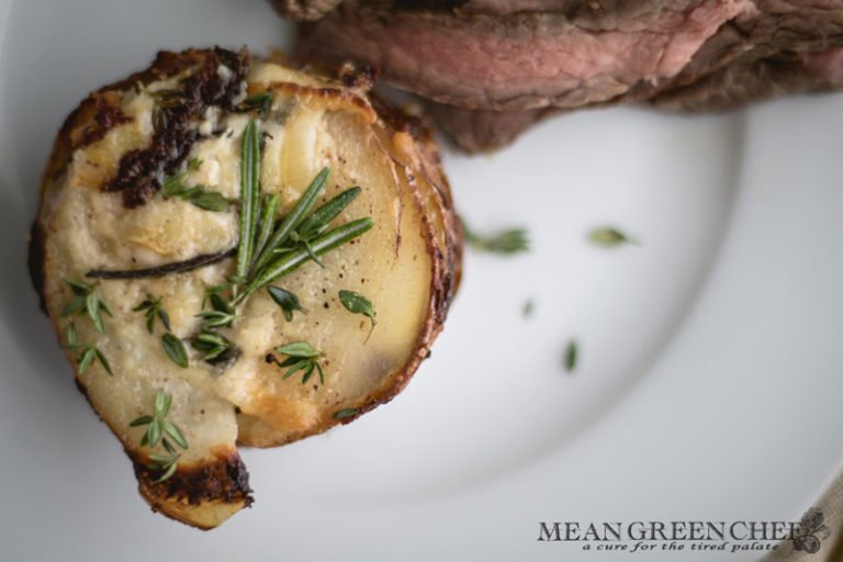 Steakhouse Potato Stacks with Rosemary