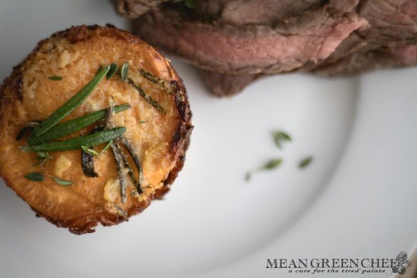 Steakhouse Potato Stacks with Rosemary