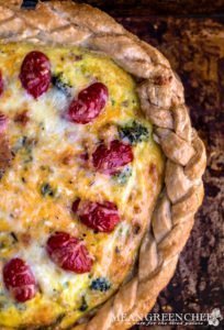 Ham and Cheddar Quiche