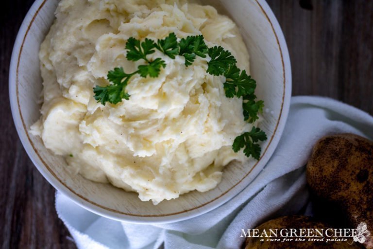 Restaurant Style Mashed Potatoes Recipe | Mean Green Chef