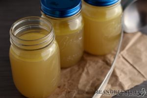 Jars of Chicken Stock