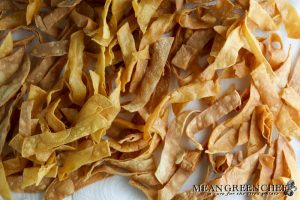 Crispy Tortilla Strips for Mexican Tortilla Chicken Soup