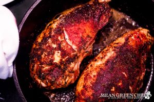 Blackened Chicken ready for the oven.