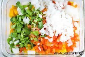 Ingredients for Mango Salsa.