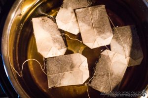 Tea bags in the Instant for for Strawberry Iced tea