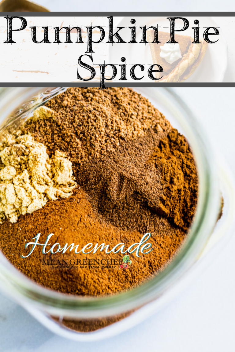 Ingredients for homemade pumpkin pie spice in a jar.