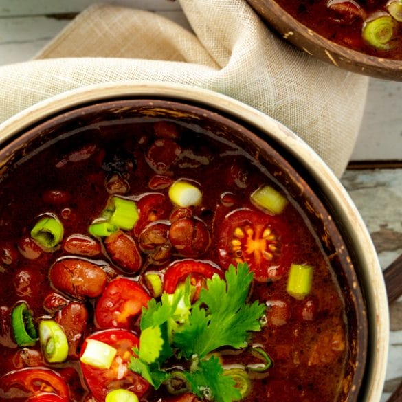 Slow Cooker Texas Pinto Beans | Authentic Tex-Mex Recipe | Mean Green